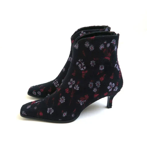 Floral Jacquard Boots