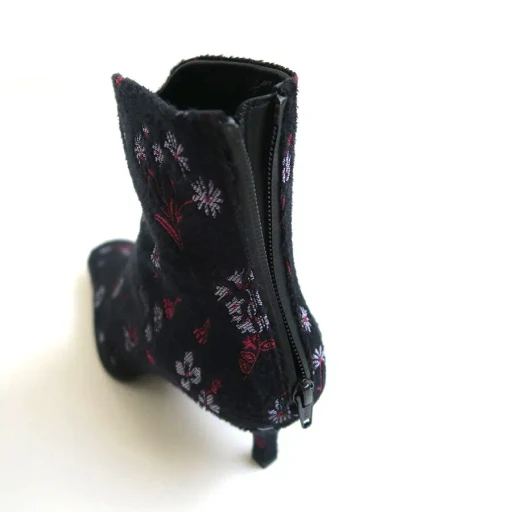 Floral Jacquard Boots