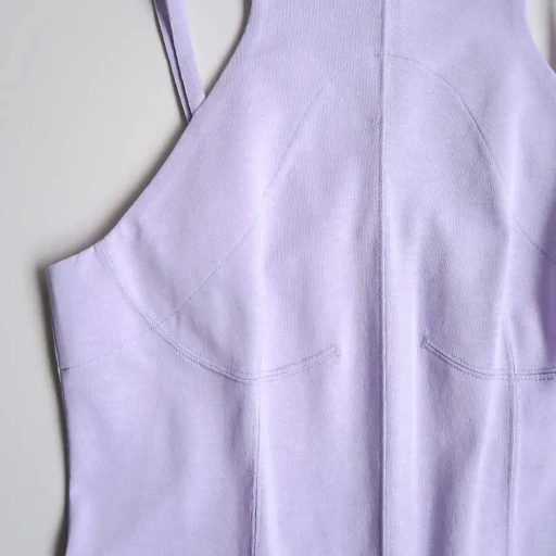 Cotton Jersey Halter Neck Dress