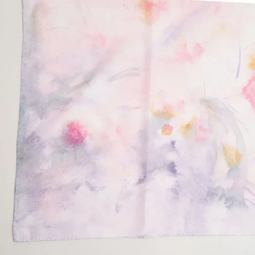 Hand Printed Silk Scarf