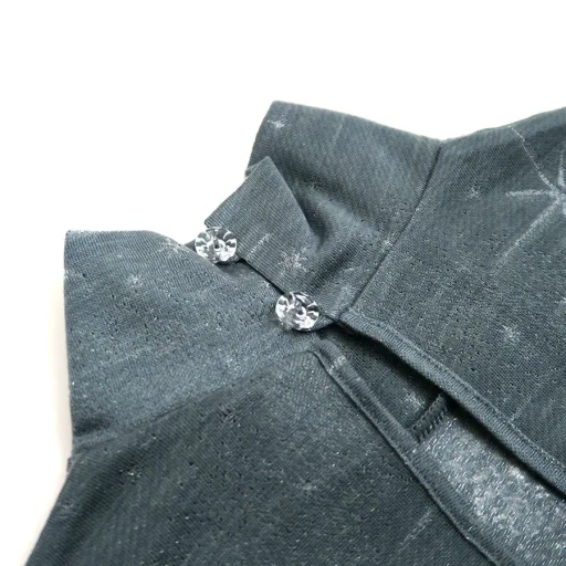 Starry Jersey Short Sleeve Sheer Top