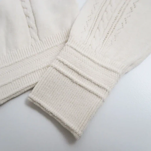 3D Floral Motif Knit Cardigan