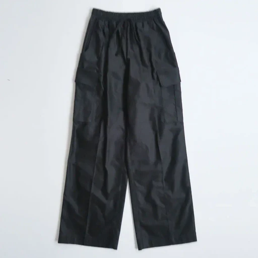 Cotton High Waisted Cargo Trousers