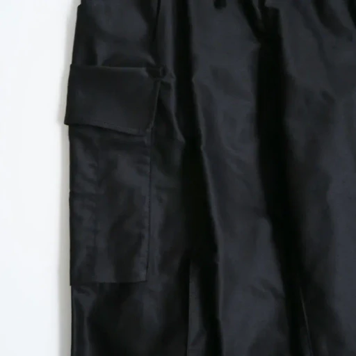Cotton High Waisted Cargo Trousers