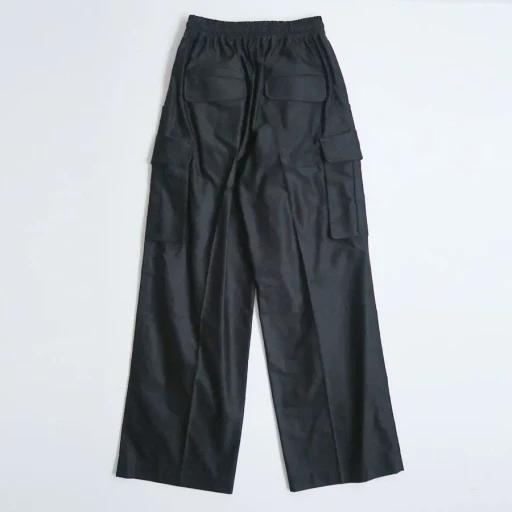 Cotton High Waisted Cargo Trousers