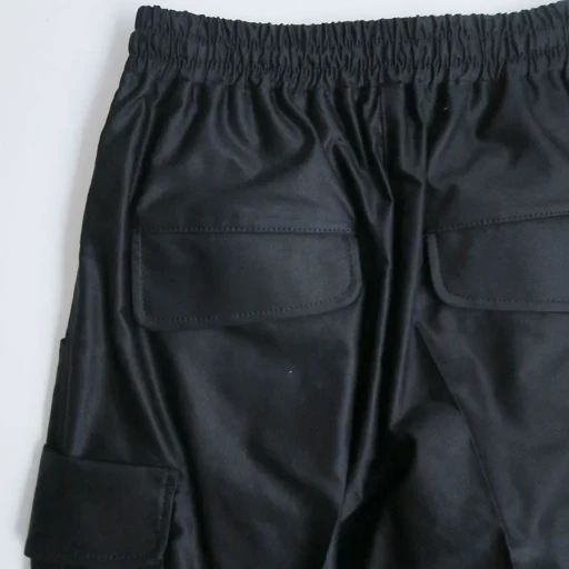 Cotton High Waisted Cargo Trousers