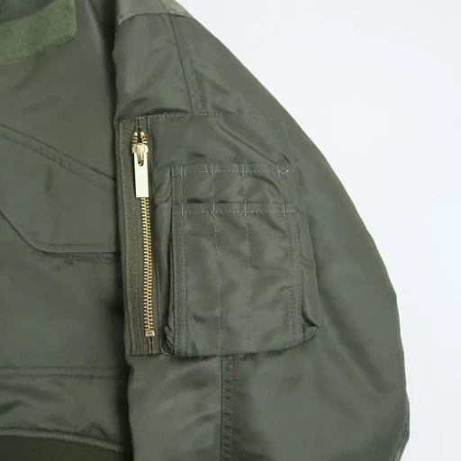 Nylon Twill 3D Embroidery Flight Jacket