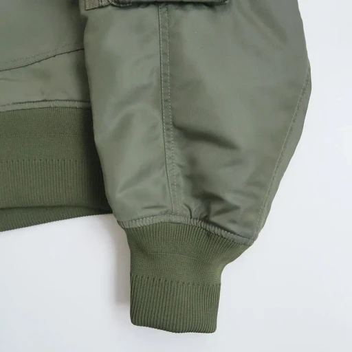 Nylon Twill 3D Embroidery Flight Jacket