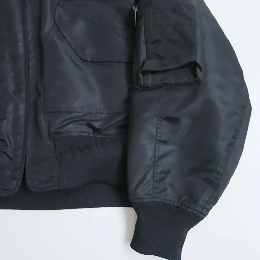 Nylon Twill 3D Embroidery Flight Jacket