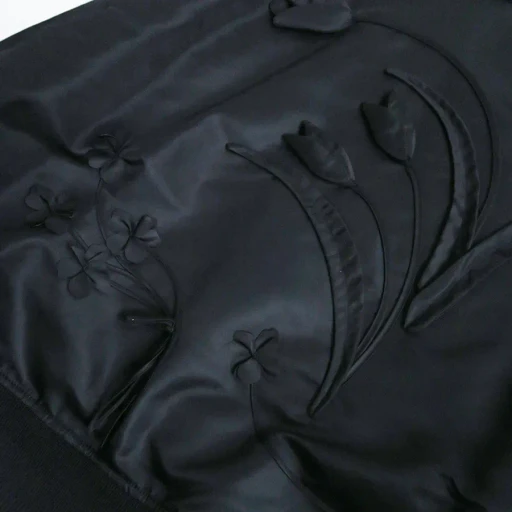 Nylon Twill 3D Embroidery Flight Jacket