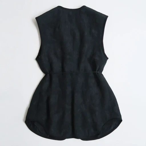 Raised Jacquard Frog Button Vest