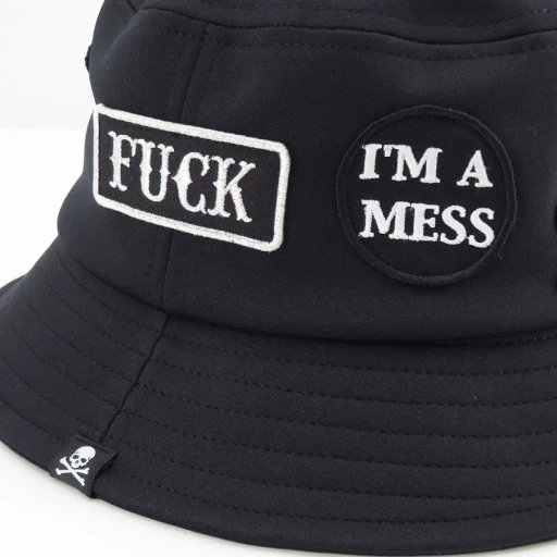Patched Bucket Hat