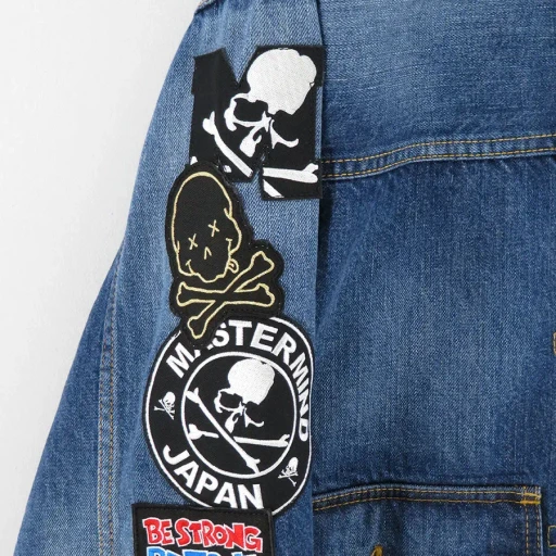Patched Denim Jacket