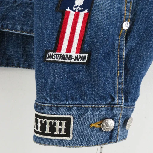 Patched Denim Jacket