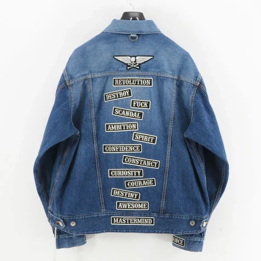 Patched Denim Jacket