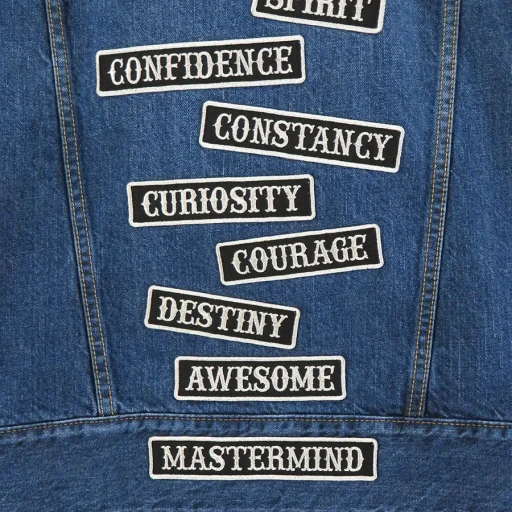 Patched Denim Jacket