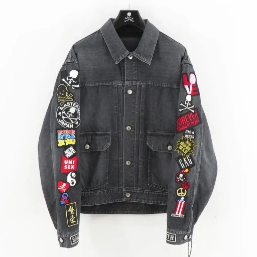 Patched Denim Jacket