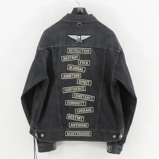 Patched Denim Jacket