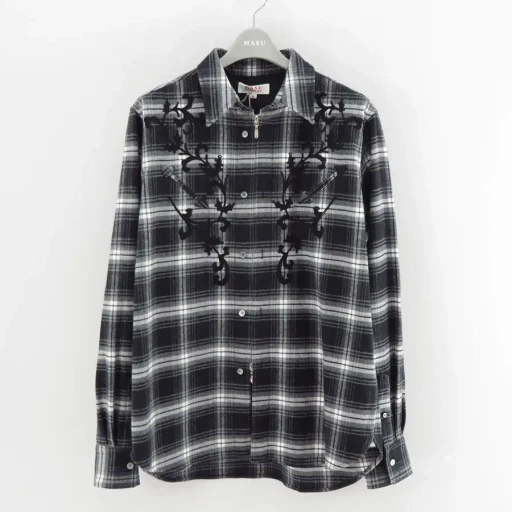 Rodeo Zip-Up Plaid Shirt