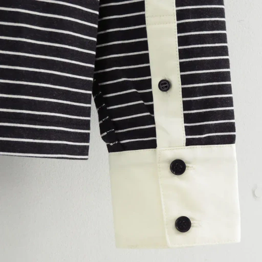 Opposite Stripe Pullover Shirt