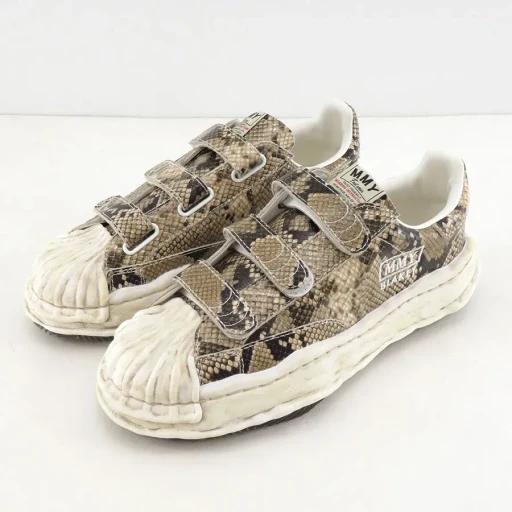 Og Sole Printed Python Leather Low-Top Sneaker Blakey