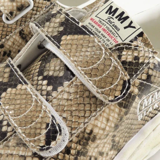 Og Sole Printed Python Leather Low-Top Sneaker Blakey