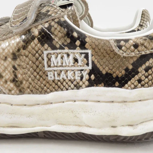 Og Sole Printed Python Leather Low-Top Sneaker Blakey