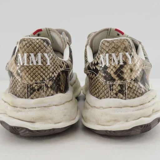 Og Sole Printed Python Leather Low-Top Sneaker Blakey