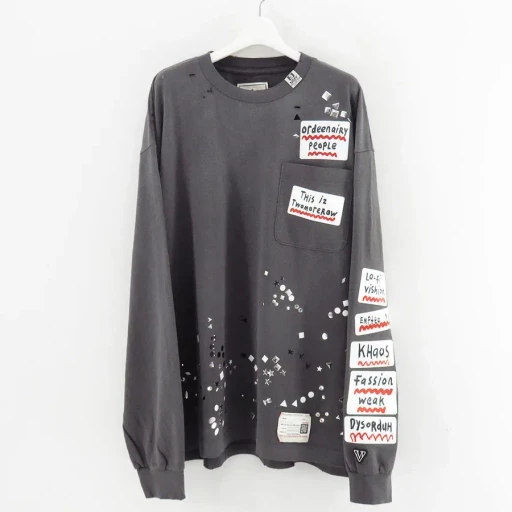 Embellished Sticker L/S Tee