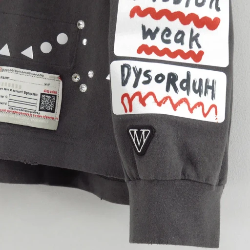 Embellished Sticker L/S Tee