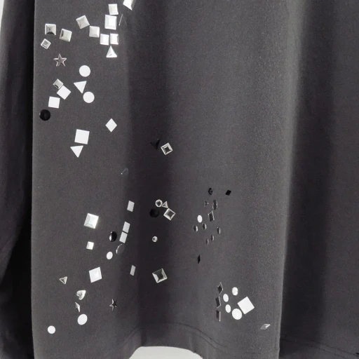 Embellished Sticker L/S Tee