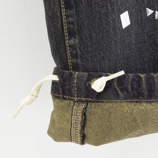 Denim Jeans W Sticker
