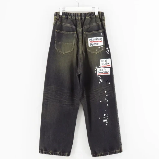 Denim Jeans W Sticker