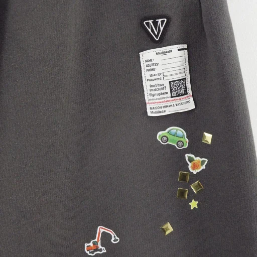 Kids Sticker Printed Sweat Pants