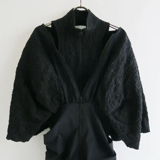 Double Zip Jacquard Dress