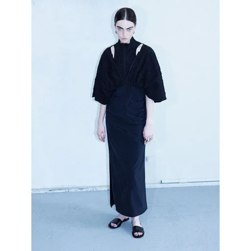 Double Zip Jacquard Dress