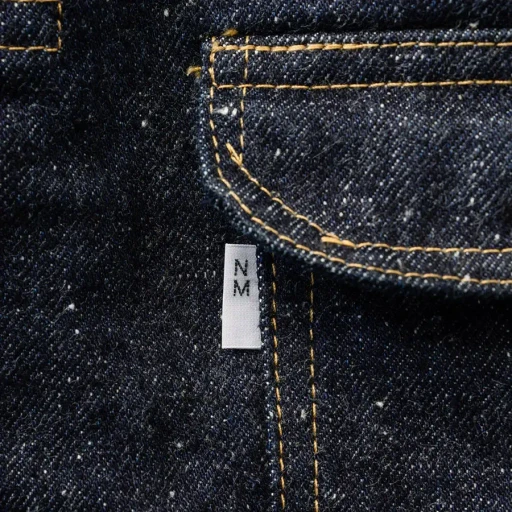 #001 T-Back Denim Jacket One-Washed
