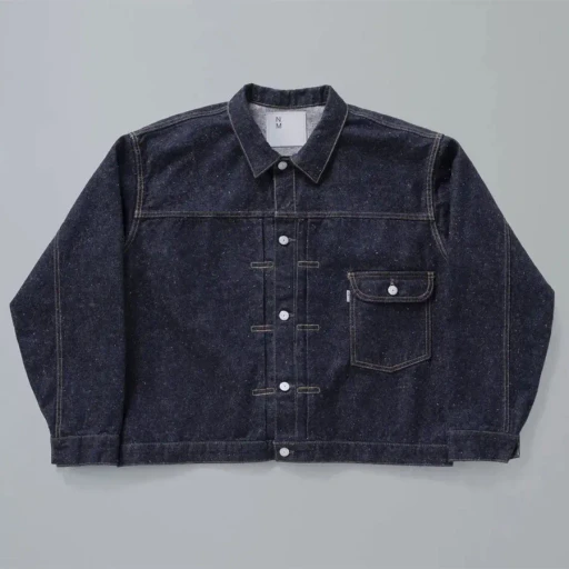 #023 Lv T-Back Denim Jacket Bleach One-Washed