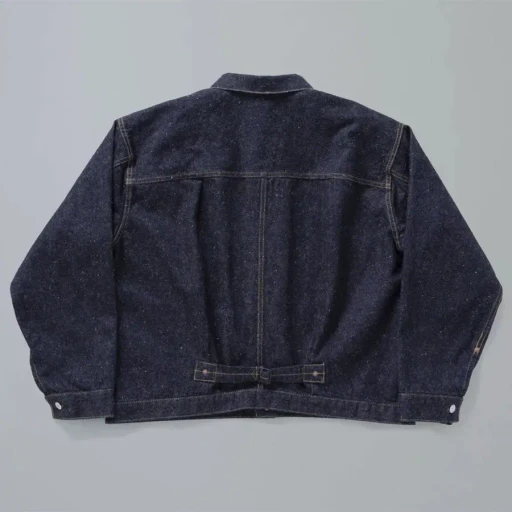 #023 Lv T-Back Denim Jacket Bleach One-Washed