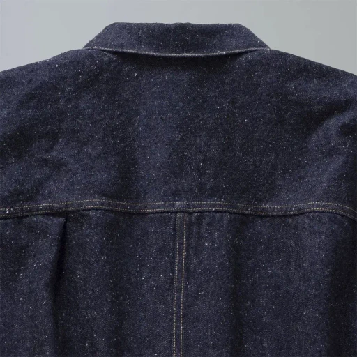 #023 Lv T-Back Denim Jacket Bleach One-Washed