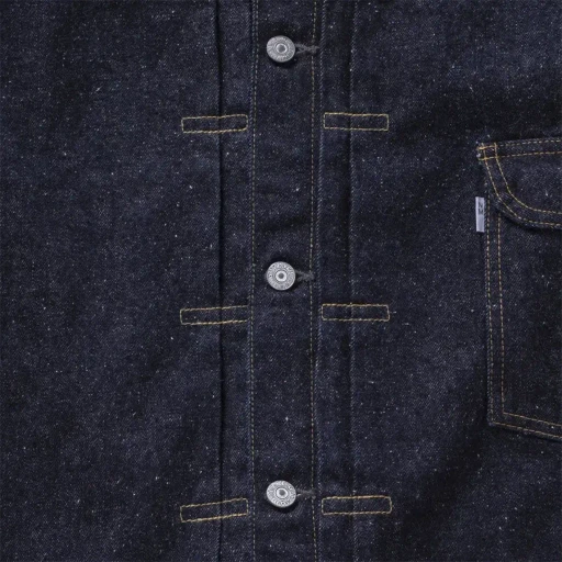 #023 Lv T-Back Denim Jacket Bleach One-Washed
