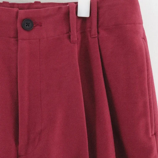 2-Tuck Wide Tapered Trousers