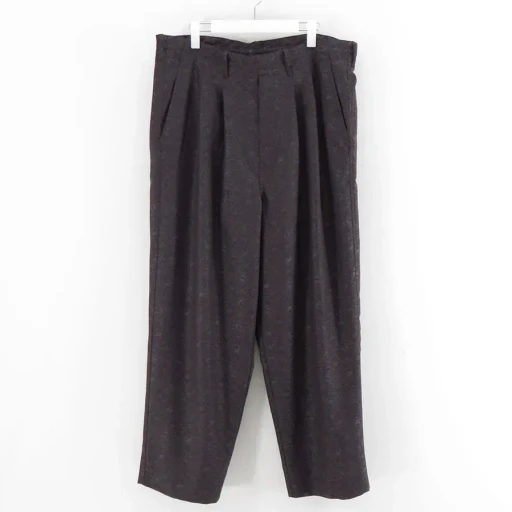 2-Tuck Draw Cord Wide Trousers