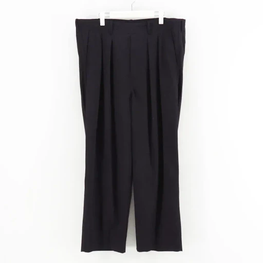 2-Tuck Draw Cord Wide Trousers