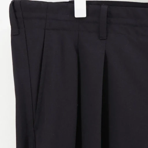 2-Tuck Draw Cord Wide Trousers