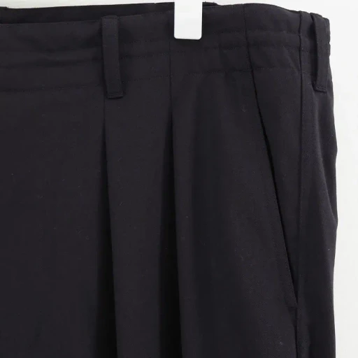 2-Tuck Draw Cord Wide Trousers
