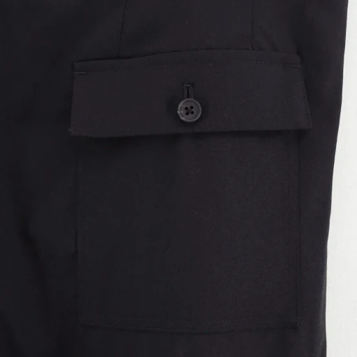 2-Tuck Draw Cord Wide Trousers