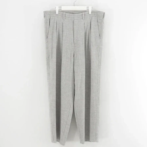 2-Tuck Draw Cord Wide Trousers