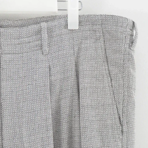 2-Tuck Draw Cord Wide Trousers