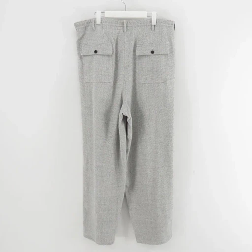 2-Tuck Draw Cord Wide Trousers